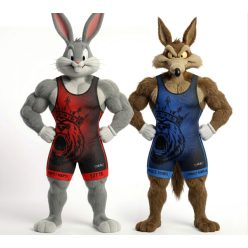 Grizzly King Gyermek Birkózómez - Piros/Fekete 